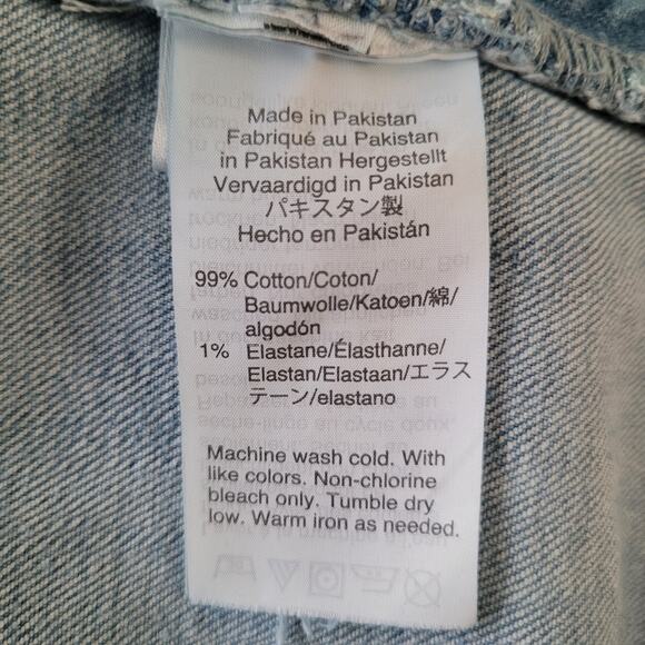 J. Crew Mercantile Straight Leg Jeans Men 36 X 30 Blue Light Wash Normcore - Picture 12 of 14